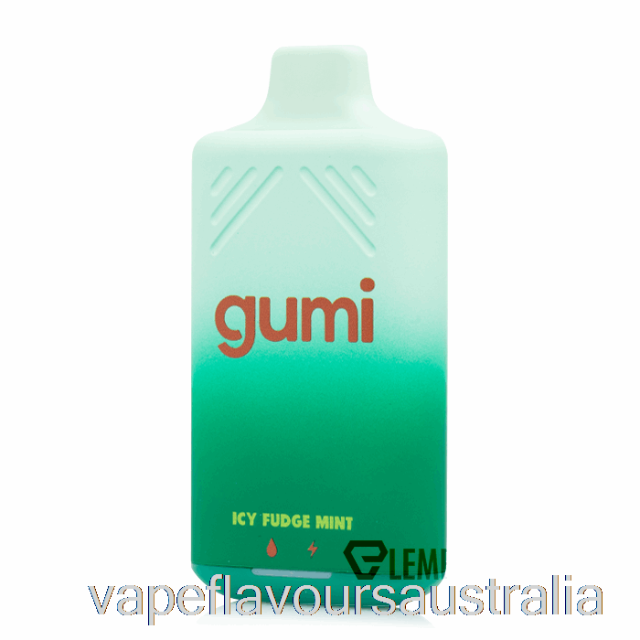 Vape Nicotine Australia Gumi Bar 8000 Disposable Icy Fudge Mint